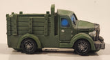 Sabre Truck Green Resin 4 1/4" Vehicle Car Model Ornament