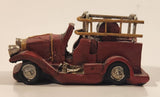 Sabre Fire Truck Red Resin 4" Vehicle Car Model Ornament