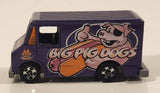 2005 Hot Wheels Asphalt Jungle Combat Medic Delivery Truck Van Purple Die Cast Toy Car Vehicle