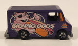 2005 Hot Wheels Asphalt Jungle Combat Medic Delivery Truck Van Purple Die Cast Toy Car Vehicle