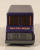 2005 Hot Wheels Asphalt Jungle Combat Medic Delivery Truck Van Purple Die Cast Toy Car Vehicle