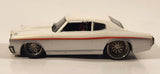 2006 Hot Wheels G Machines '70 Chevelle White 1/50 Scale Die Cast Toy Muscle Car Vehicle with Rubber Tires