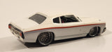 2006 Hot Wheels G Machines '70 Chevelle White 1/50 Scale Die Cast Toy Muscle Car Vehicle with Rubber Tires