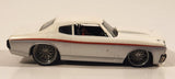 2006 Hot Wheels G Machines '70 Chevelle White 1/50 Scale Die Cast Toy Muscle Car Vehicle with Rubber Tires