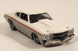2006 Hot Wheels G Machines '70 Chevelle White 1/50 Scale Die Cast Toy Muscle Car Vehicle with Rubber Tires