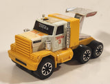 Vintage Tonka 131 GMC Semi Truck Big Rig Teal Yellow and White Pressed Steel Toy Vehicle wtih Spoiler