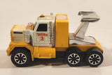 Vintage Tonka 131 GMC Semi Truck Big Rig Teal Yellow and White Pressed Steel Toy Vehicle wtih Spoiler