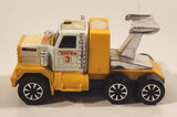 Vintage Tonka 131 GMC Semi Truck Big Rig Teal Yellow and White Pressed Steel Toy Vehicle wtih Spoiler