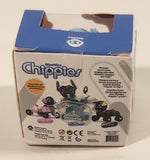 Zuru WowWee Chippies Blue Robotic Dog 7/8" Tiny Miniature Plastic Toy In Box