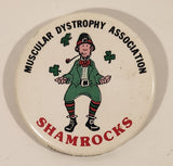 Muscular Dystrophy Association Shamrocks 2 1/4" Button Pin