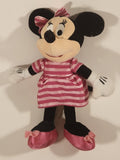 Disney Minnie Mouse Pink Striped Dress 9" Plush Stuffed Toy JPE08