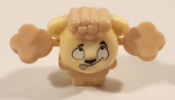 2019 Ferrero Kinder Joy Easter EN519 Yellow Sheep Lamb 1 3/8" Tall Toy Figure