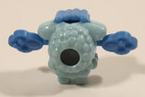 2019 Ferrero Kinder Joy Easter EN519 Blue Sheep Lamb 1 3/8" Tall Toy Figure