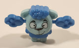2019 Ferrero Kinder Joy Easter EN519 Blue Sheep Lamb 1 3/8" Tall Toy Figure