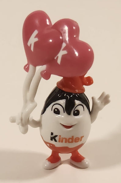 Ferrero Kinder Surprise MPG SE297 Egg Holding Pink Balloons 1 1/2" Tall Toy Figure