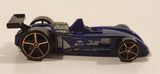 2006 Hot Wheels Tor-Speedo Dark Blue Die Cast Toy Car Vehicle
