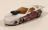 2005 Hot Wheels Wild Cats Pro Stock Firebird Pearl White Die Cast Toy Race Car Vehicle