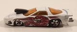2005 Hot Wheels Wild Cats Pro Stock Firebird Pearl White Die Cast Toy Race Car Vehicle