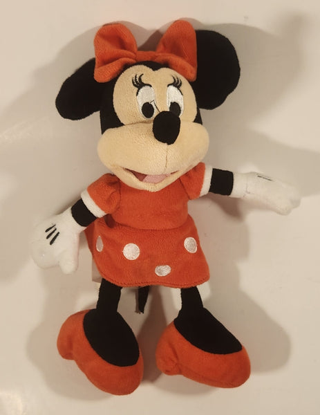 Disney Just Play Minnie Mouse Polka Dot Dress 10" Plush Stuffed Toy