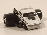 2005 Hot Wheels Roll Patrol Plymouth Barracuda Fat Bax White Die Cast Toy Car Vehicle