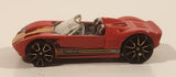 2012 Hot Wheels Faster Than Ever Ford GTX1 Red Die Cast Toy Car Vehicle