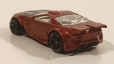 2010 Hot Wheels HW Premiere Scorcher Metalflake Dark Red Orange Die Cast Toy Car Vehicle