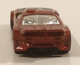 2010 Hot Wheels HW Premiere Scorcher Metalflake Dark Red Orange Die Cast Toy Car Vehicle
