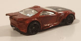 2010 Hot Wheels HW Premiere Scorcher Metalflake Dark Red Orange Die Cast Toy Car Vehicle