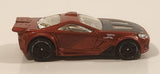 2010 Hot Wheels HW Premiere Scorcher Metalflake Dark Red Orange Die Cast Toy Car Vehicle