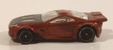 2010 Hot Wheels HW Premiere Scorcher Metalflake Dark Red Orange Die Cast Toy Car Vehicle