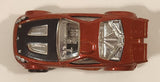 2010 Hot Wheels HW Premiere Scorcher Metalflake Dark Red Orange Die Cast Toy Car Vehicle