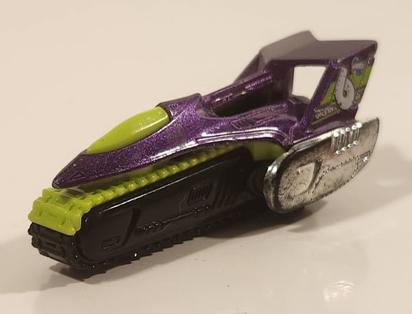 2013 Hot Wheels Road Rockets Tread Air Metalflake Purple Die Cast Toy Car Vehicle