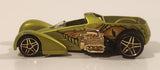 2009 Hot Wheels Trick Tracks Screamin' Hauler Satin Lime Green Die Cast Toy Car Vehicle