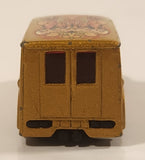 2004 Hot Wheels Demolition Dairy Delivery Truck Gold Die Cast Toy Car Vehicle