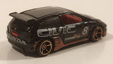 2006 Hot Wheels Honda Civic Type R Black Die Cast Toy Car Vehicle