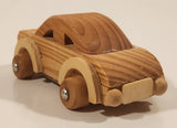 Wood Sedan 4 1/4" Long Toy Car Vehicle