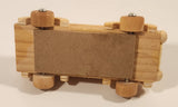 Wood Sedan 4 1/4" Long Toy Car Vehicle