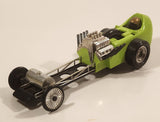 Rare Vintage 1971 Kenner General Mills SSP Racers Rail Bird Single Wheeled Green Plastic Toy Car Vehicle