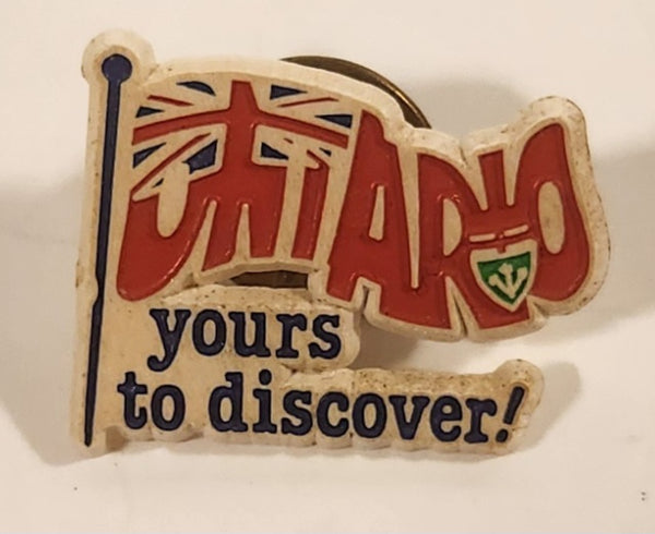 Ontario Yours To Discover! Plastic Lapel Pin