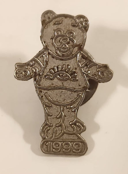BCCH British Columbia Children's Hospital Foundation Teddy Bear 3/4" x 1" Silver Tone Metal Lapel Pin