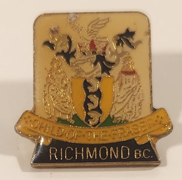 Richmond B.C. Child of the Fraser Enamel Metal Lapel Pin