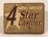 Walmart 4 Star Cashier Enamel Metal Lapel Pin