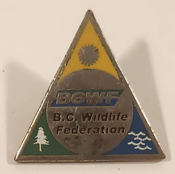 BCWF B.C. Wildlife Federation Enamel Metal Lapel Pin