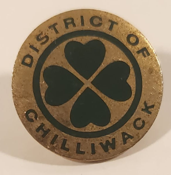 District of Chilliwack, B.C. Canada Round Metal Lapel Pin