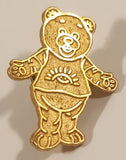 BCCH British Columbia Children's Hospital Foundation Teddy Bear 3/4" x 1" Gold Tone Metal Lapel Pin