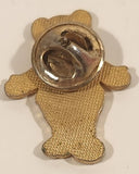 BCCH British Columbia Children's Hospital Foundation Teddy Bear 3/4" x 1" Gold Tone Metal Lapel Pin