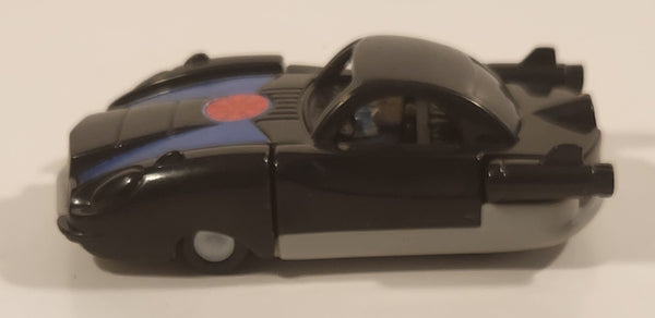 2004 McDonald's Disney Pixar The Incredibles Mr. Credible Black and Grey Plastic Pull Back Toy Car Vehicle