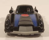 2004 McDonald's Disney Pixar The Incredibles Mr. Credible Black and Grey Plastic Pull Back Toy Car Vehicle