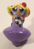 2002 Burger King Cartoon Network Powerpuff Girls 3 1/4" Plastic Toy Spinning Top Figure