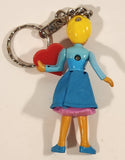 1999 McDonald's BVHE Doug's 1st Movie Patti Mayonnaise Holding Heart 4" PVC Toy Figure Key Chain
